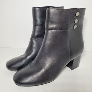 Jones New York Brittany Leather Black Bootie